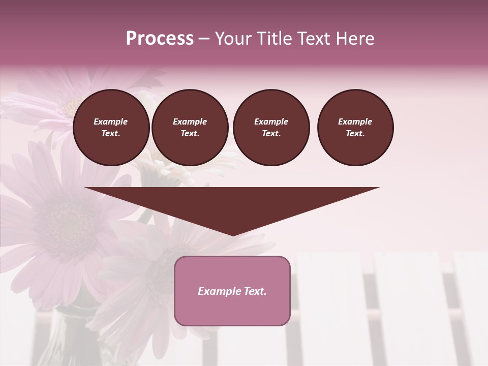 Gerber Floral White PowerPoint Template