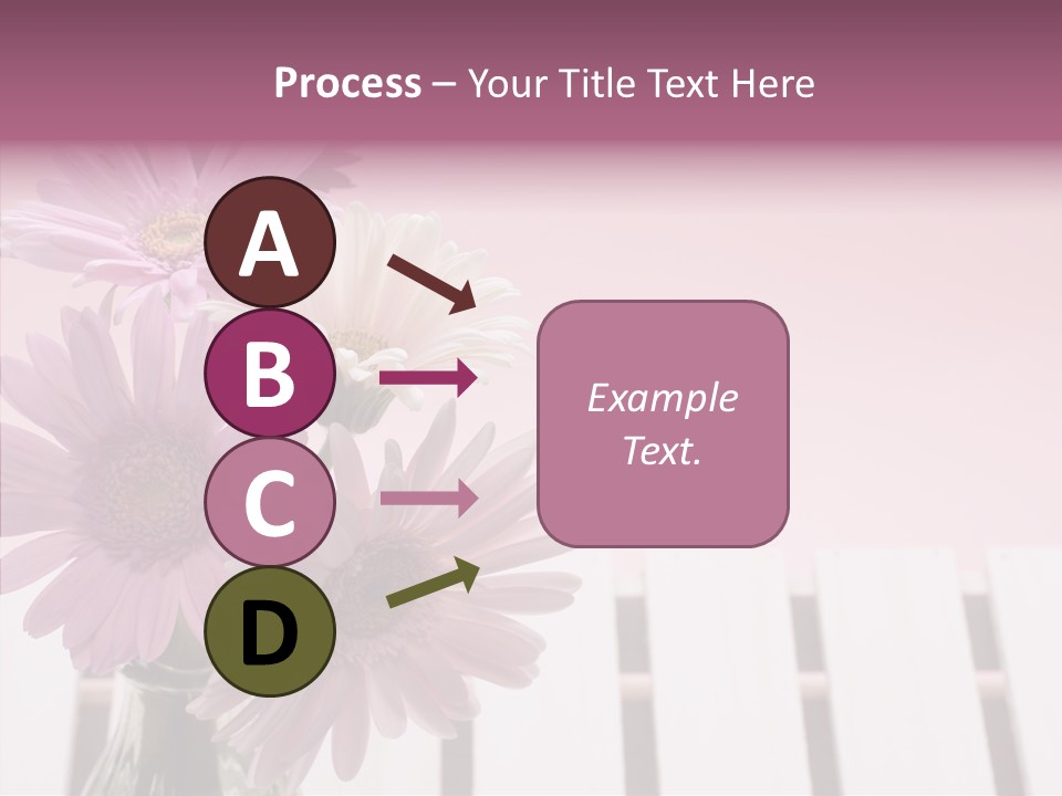 Gerber Floral White PowerPoint Template