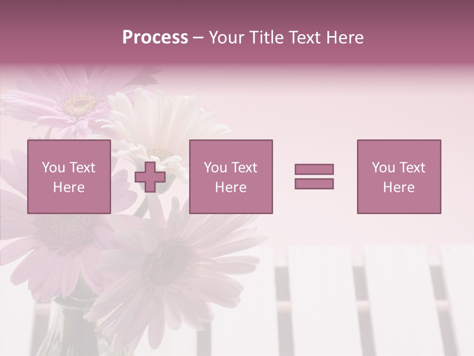 Gerber Floral White PowerPoint Template