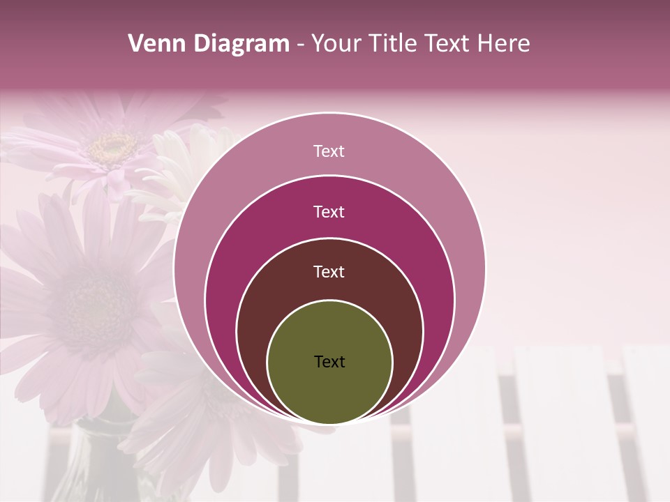 Gerber Floral White PowerPoint Template