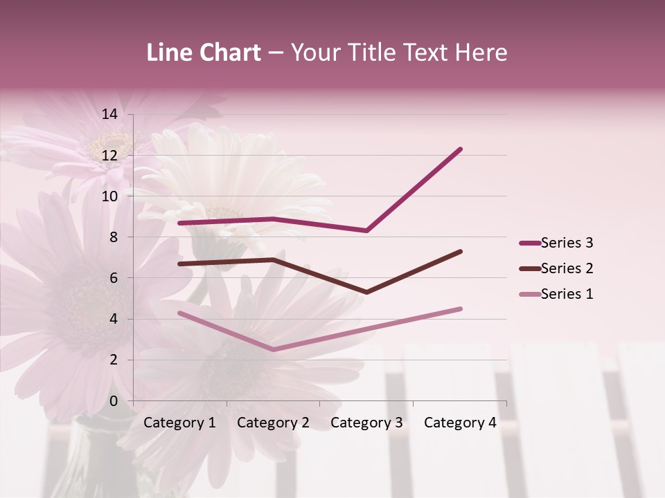 Gerber Floral White PowerPoint Template