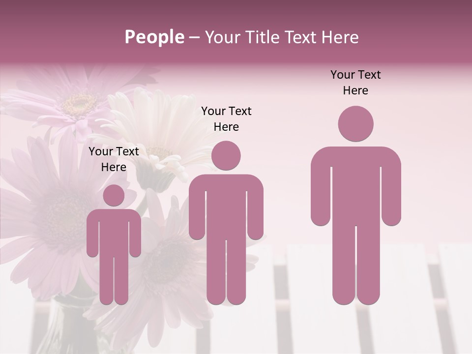 Gerber Floral White PowerPoint Template