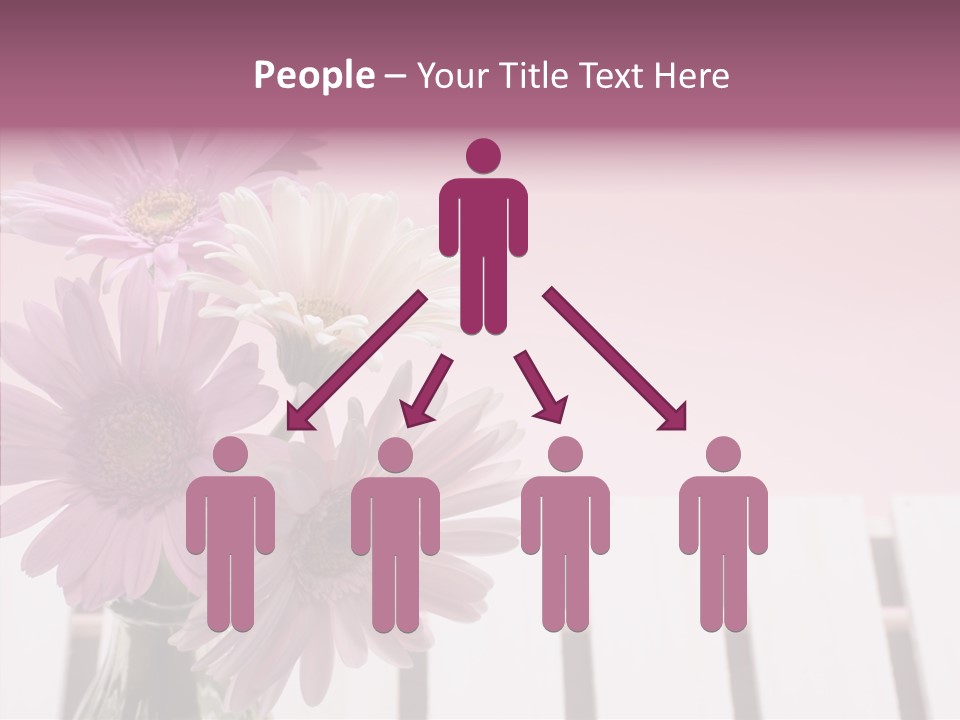 Gerber Floral White PowerPoint Template