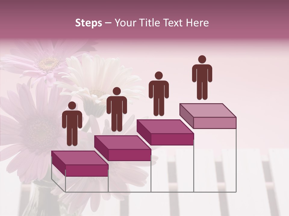Gerber Floral White PowerPoint Template