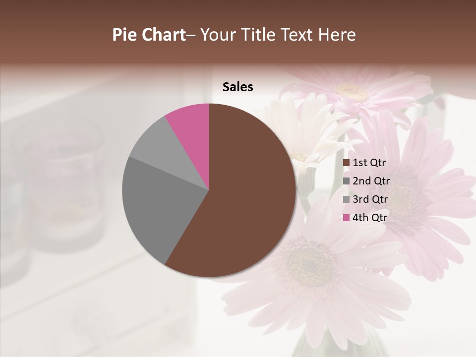 Arrangement Gerber White PowerPoint Template