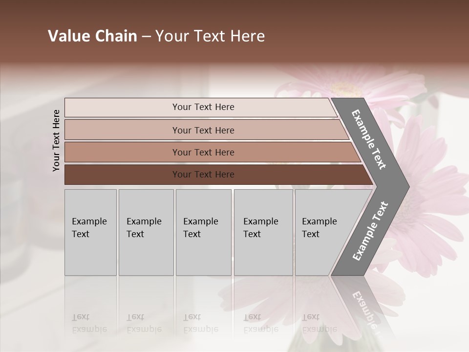 Arrangement Gerber White PowerPoint Template