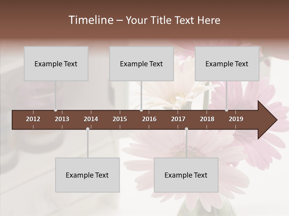Arrangement Gerber White PowerPoint Template