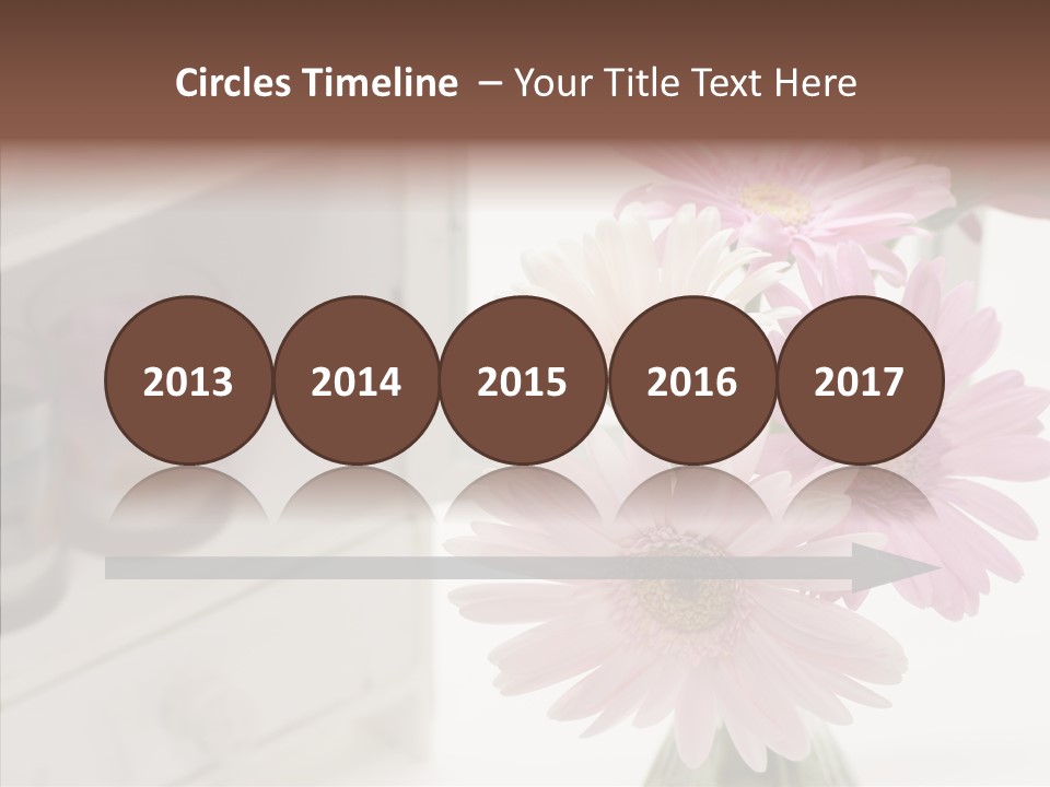Arrangement Gerber White PowerPoint Template