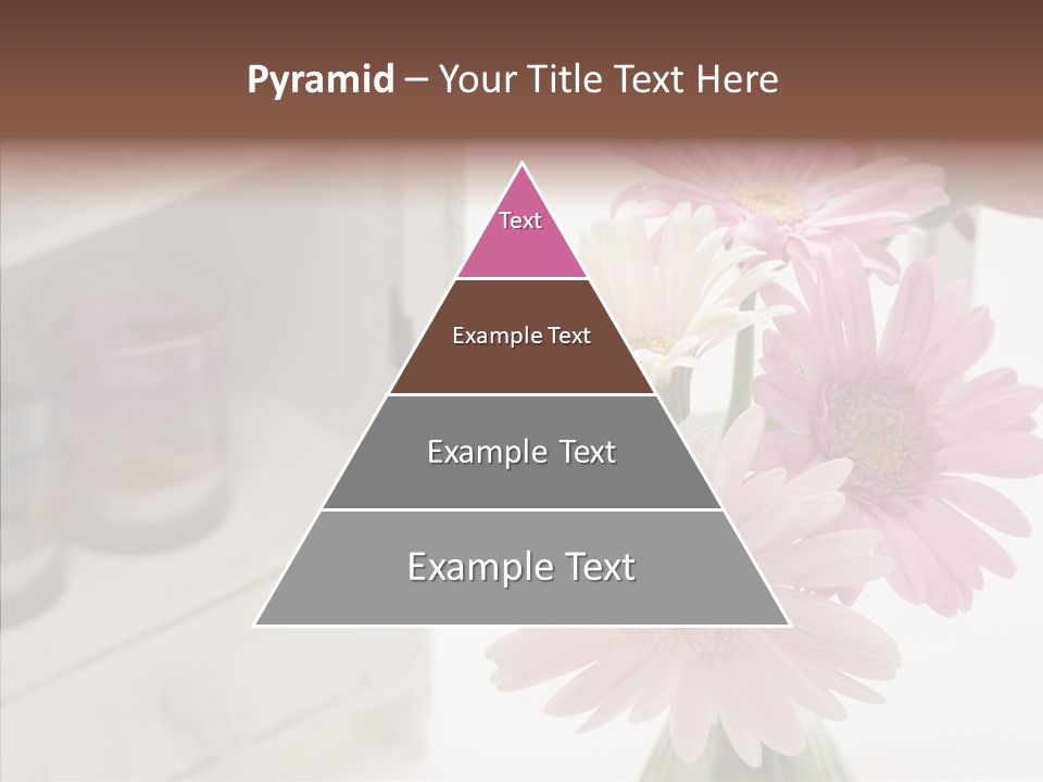 Arrangement Gerber White PowerPoint Template