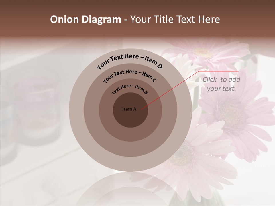 Arrangement Gerber White PowerPoint Template