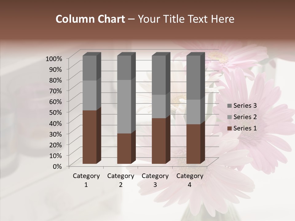 Arrangement Gerber White PowerPoint Template
