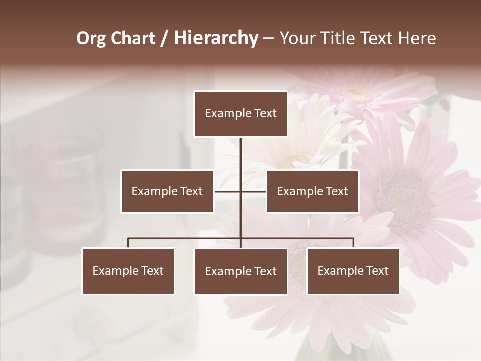 Arrangement Gerber White PowerPoint Template