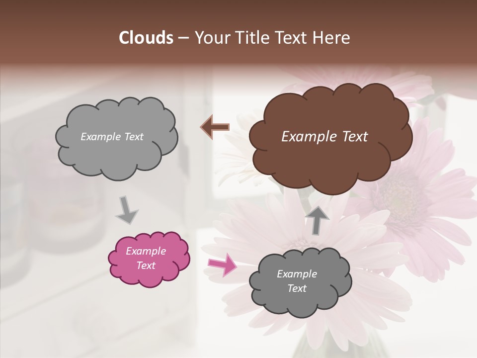 Arrangement Gerber White PowerPoint Template