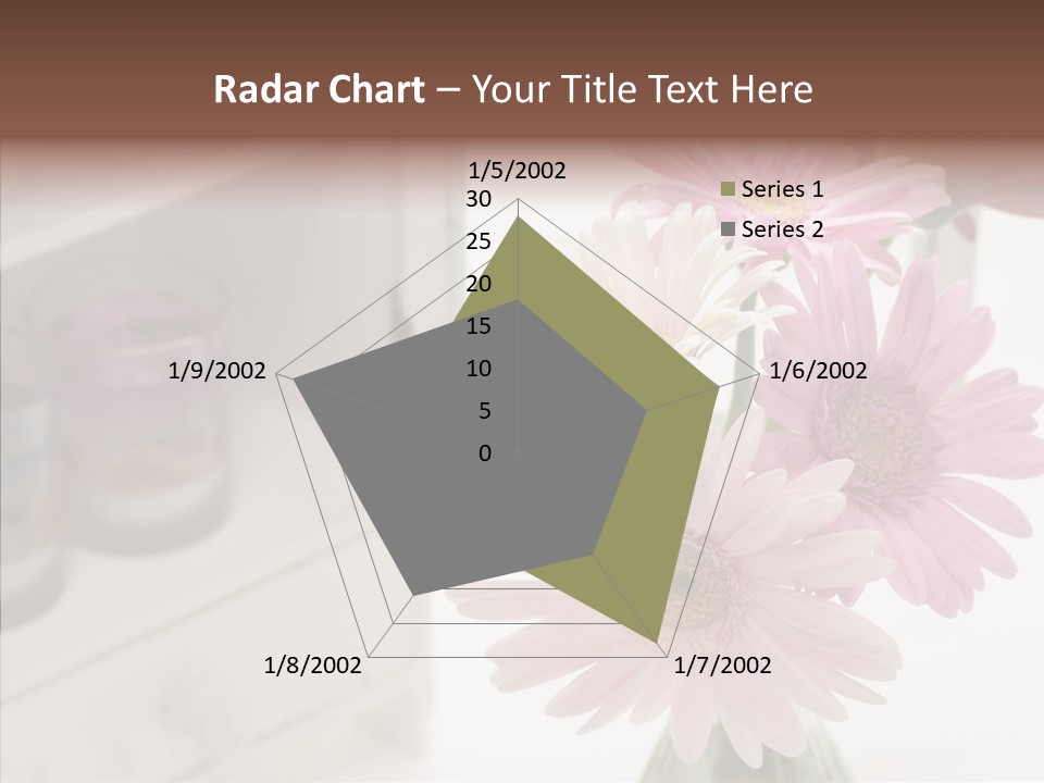 Arrangement Gerber White PowerPoint Template