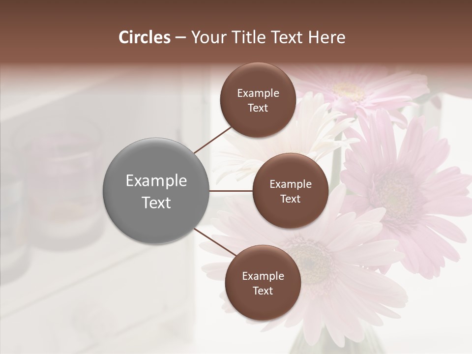 Arrangement Gerber White PowerPoint Template
