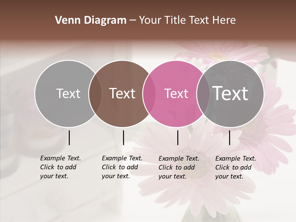 Arrangement Gerber White PowerPoint Template