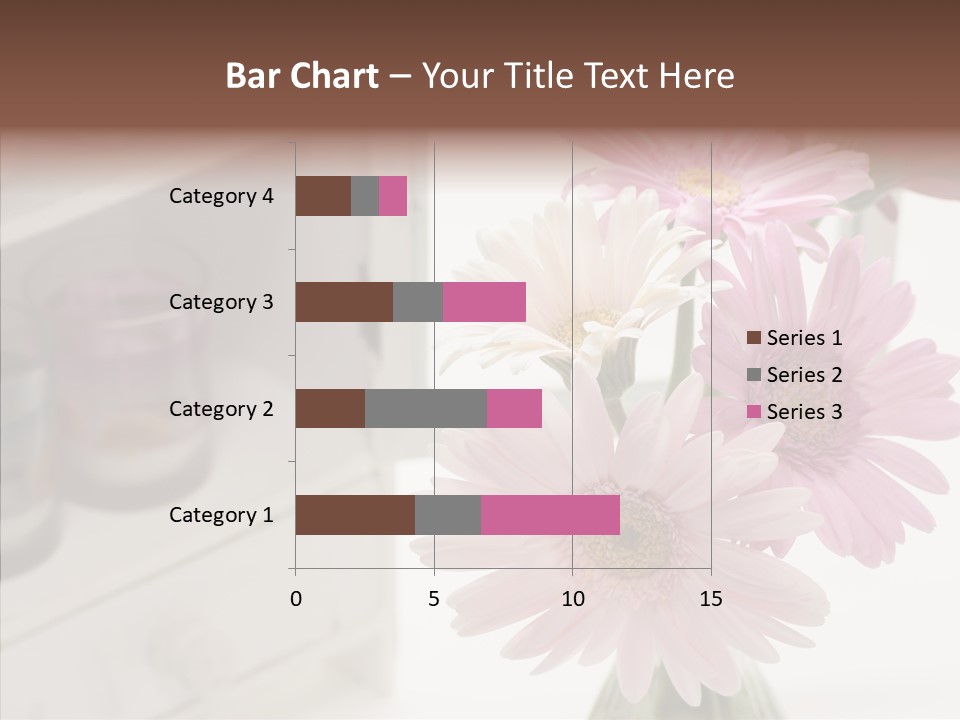 Arrangement Gerber White PowerPoint Template