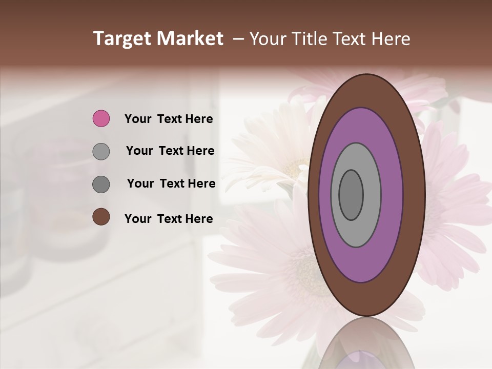 Arrangement Gerber White PowerPoint Template