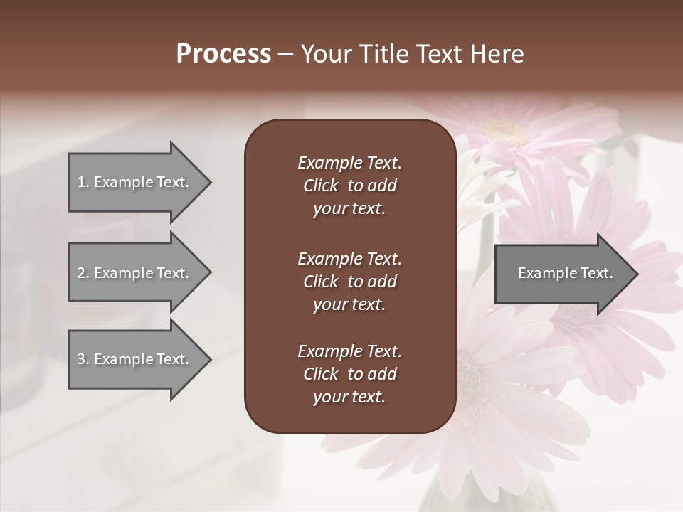 Arrangement Gerber White PowerPoint Template