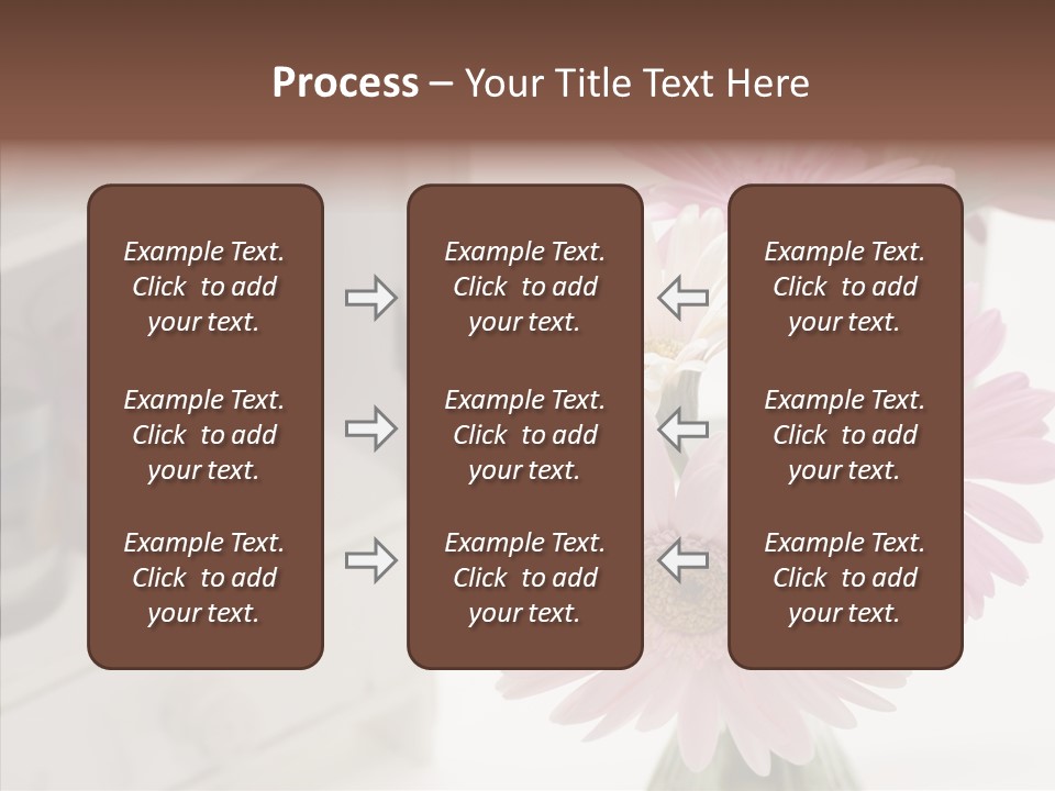 Arrangement Gerber White PowerPoint Template