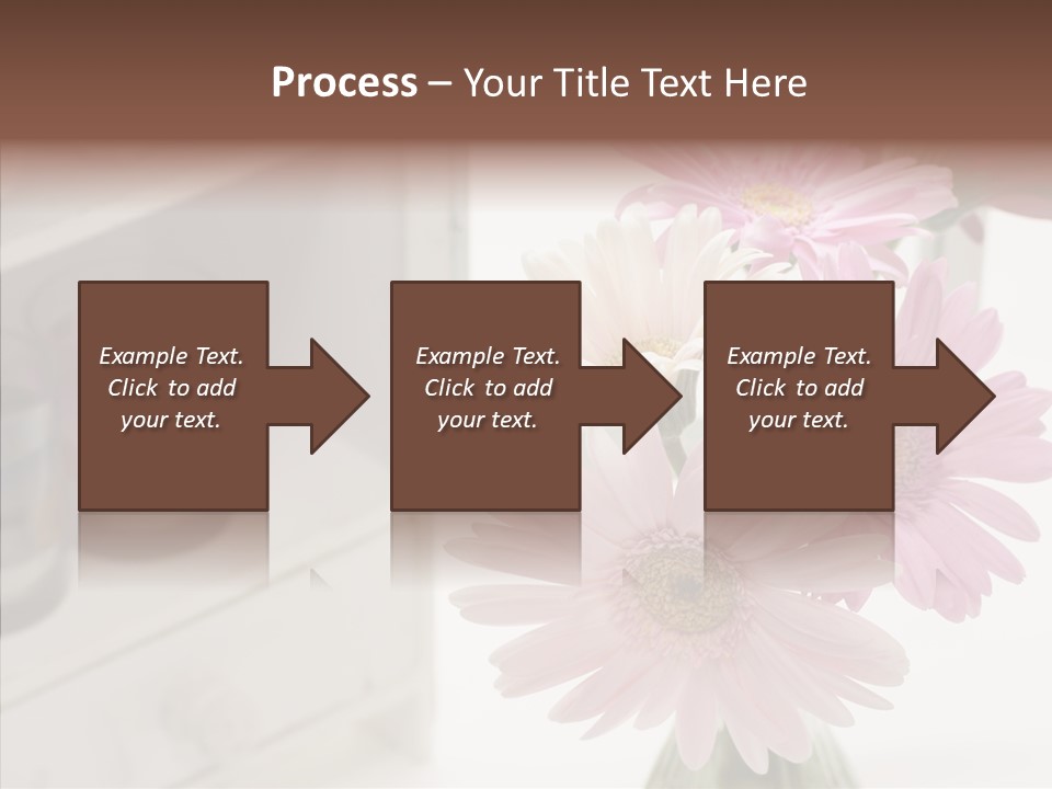 Arrangement Gerber White PowerPoint Template