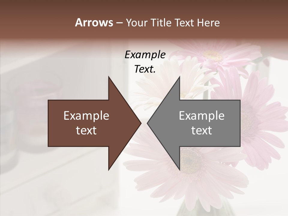 Arrangement Gerber White PowerPoint Template