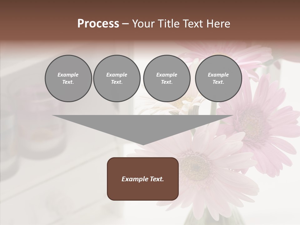 Arrangement Gerber White PowerPoint Template