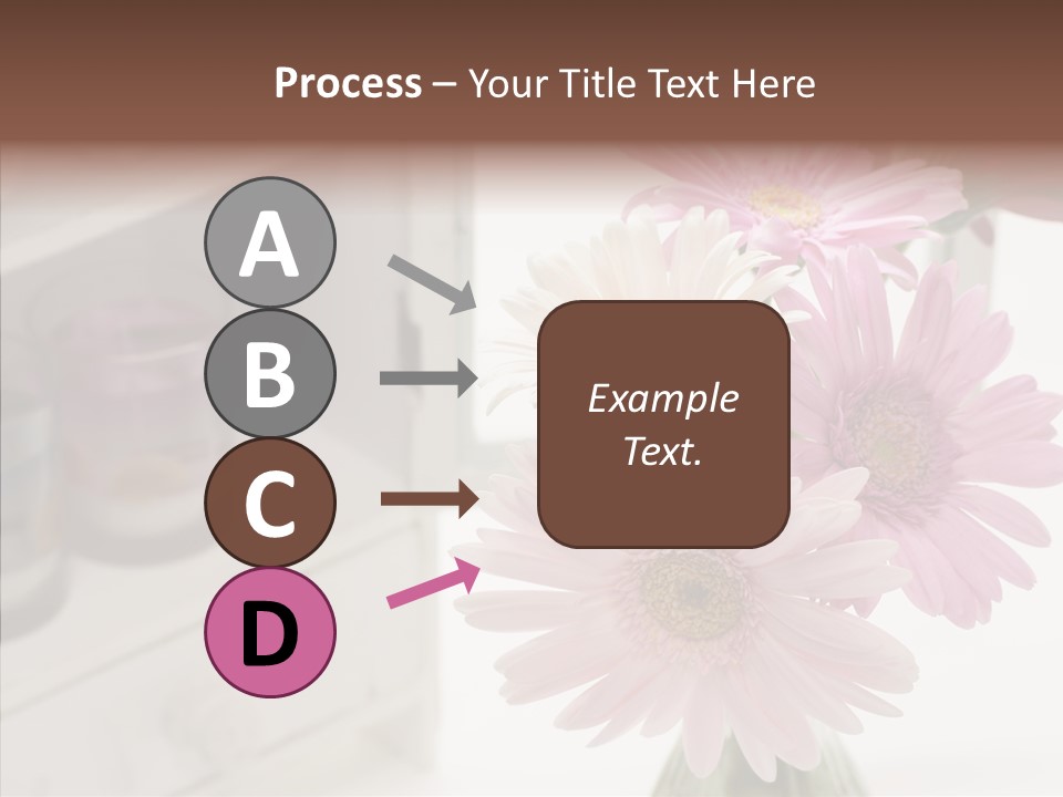 Arrangement Gerber White PowerPoint Template