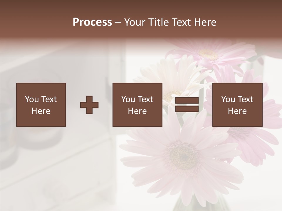 Arrangement Gerber White PowerPoint Template