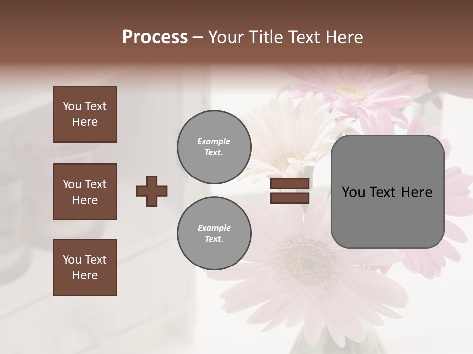 Arrangement Gerber White PowerPoint Template
