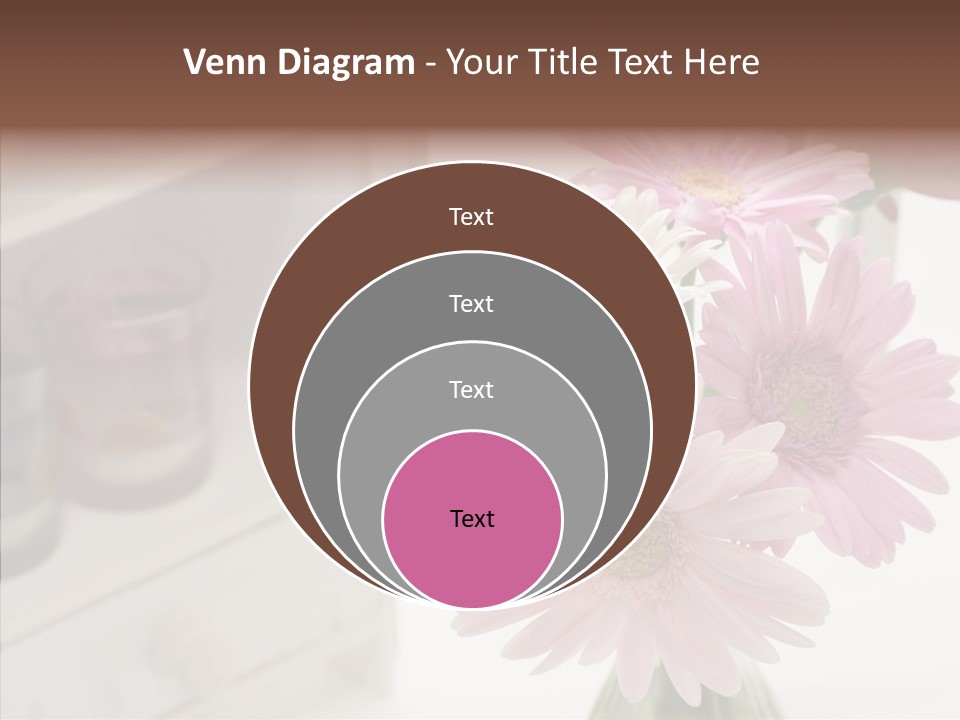 Arrangement Gerber White PowerPoint Template
