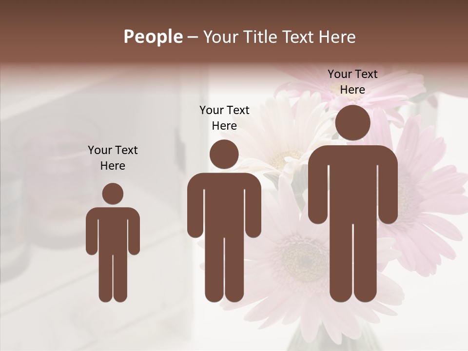 Arrangement Gerber White PowerPoint Template