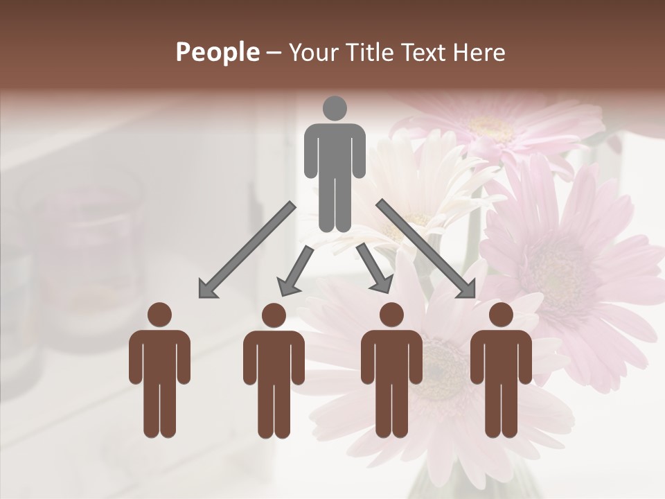 Arrangement Gerber White PowerPoint Template