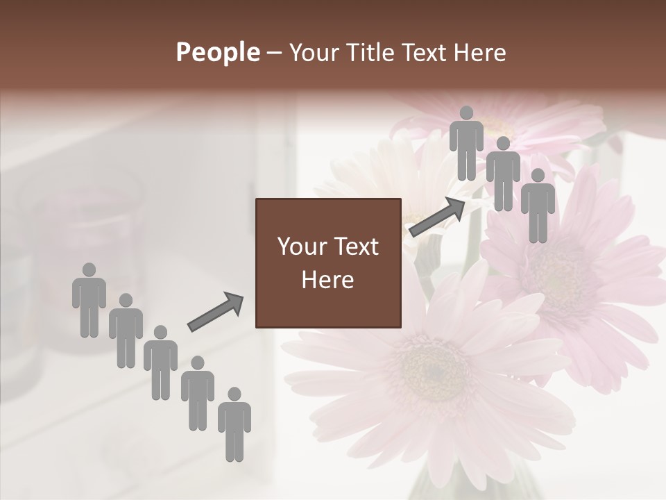 Arrangement Gerber White PowerPoint Template