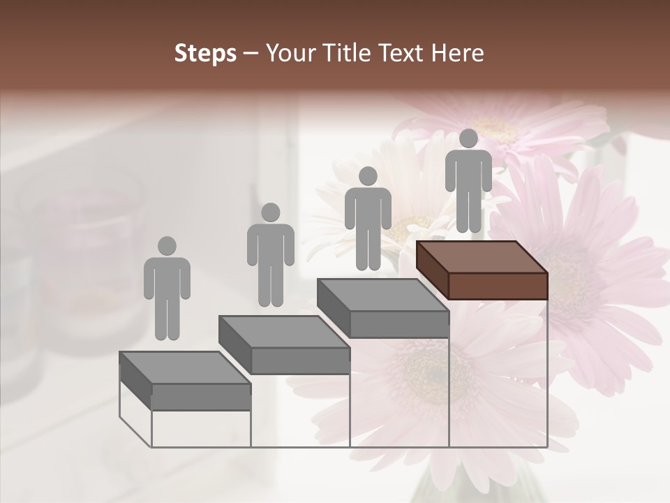 Arrangement Gerber White PowerPoint Template