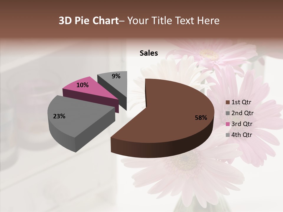 Arrangement Gerber White PowerPoint Template