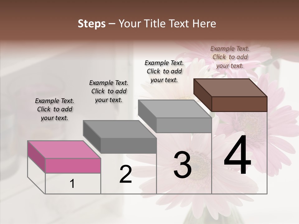 Arrangement Gerber White PowerPoint Template