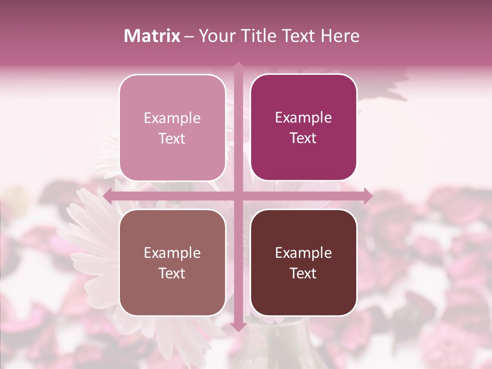 Bloom Glass Decorate PowerPoint Template