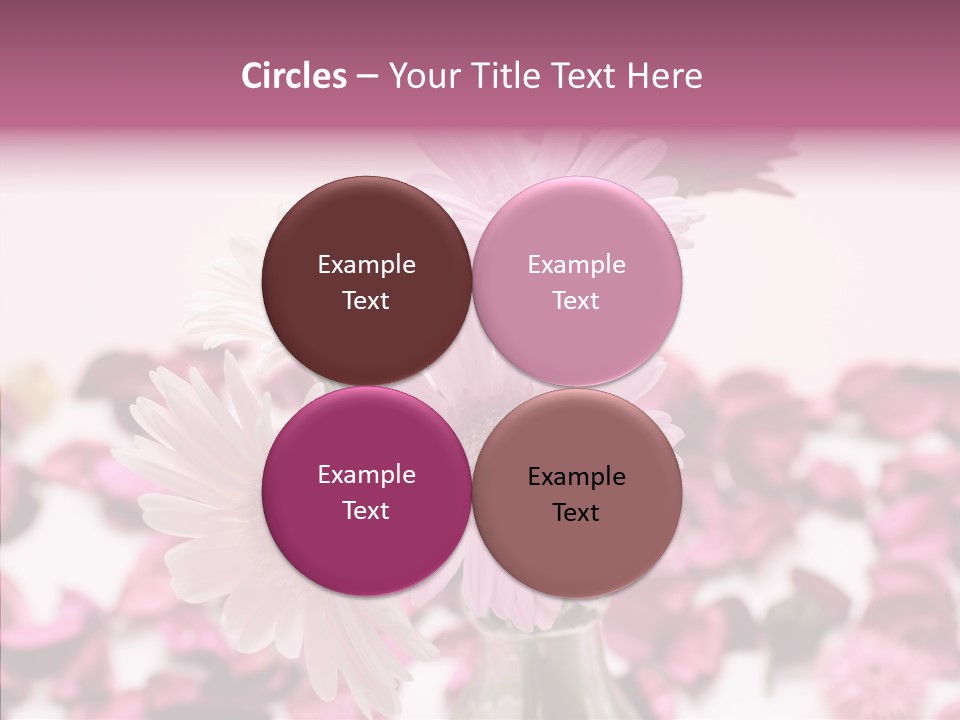 Bloom Glass Decorate PowerPoint Template