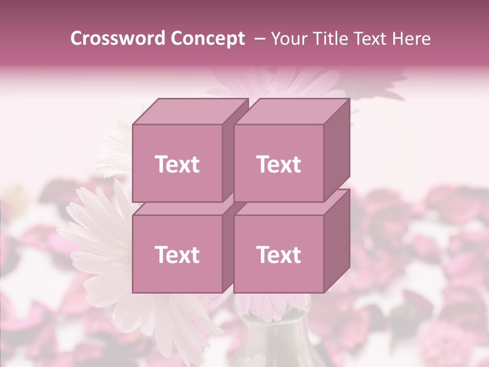 Bloom Glass Decorate PowerPoint Template