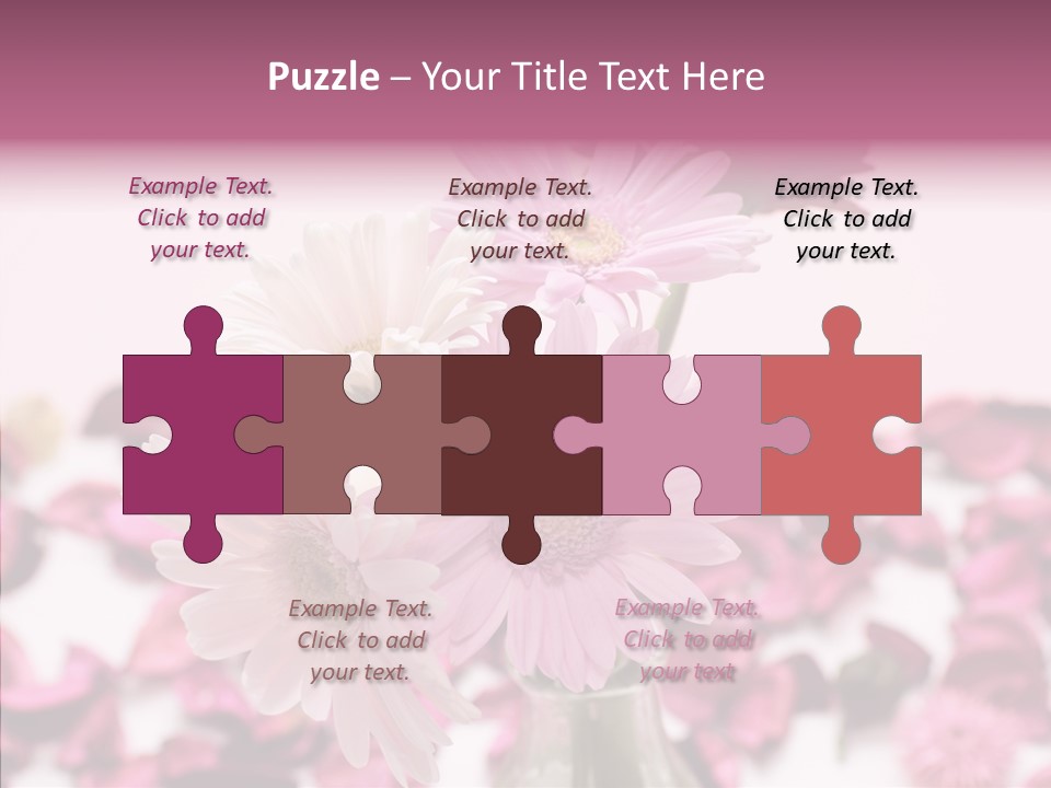 Bloom Glass Decorate PowerPoint Template