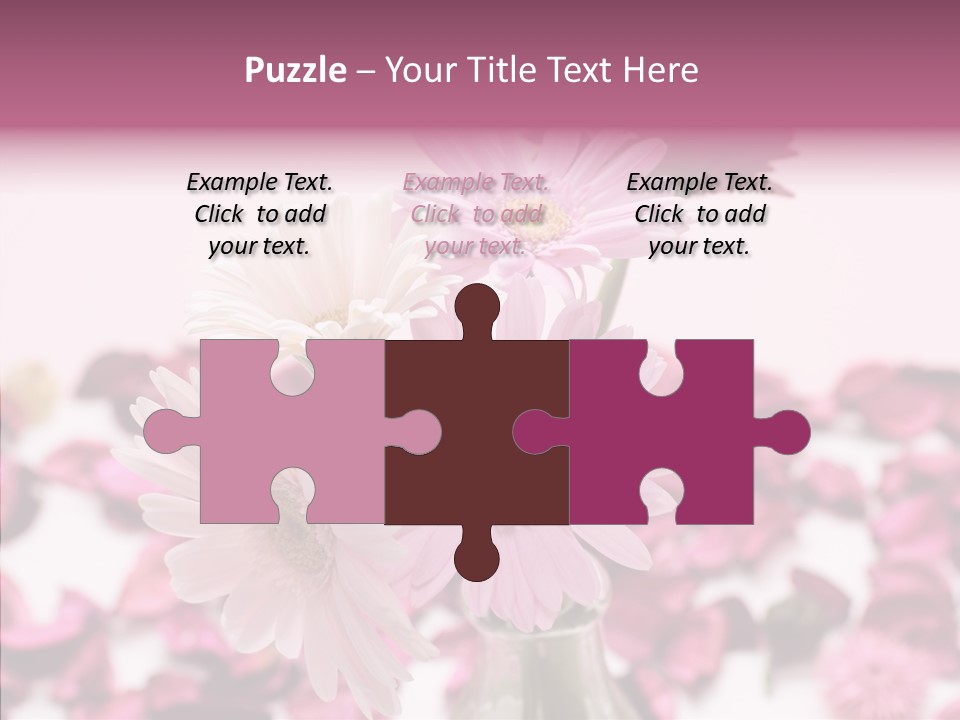 Bloom Glass Decorate PowerPoint Template