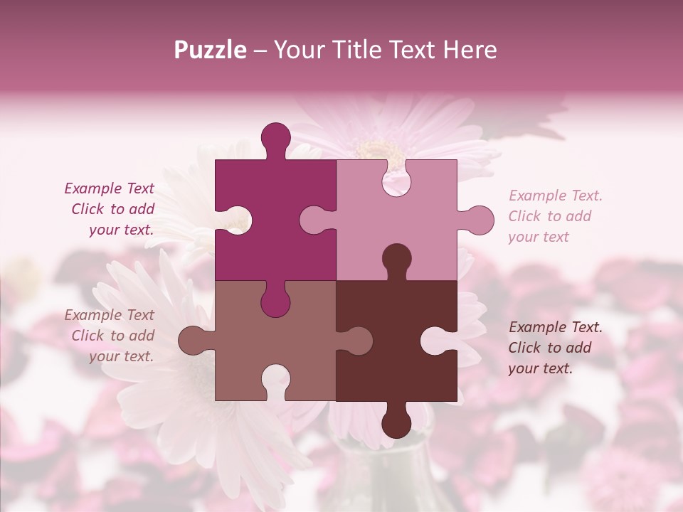 Bloom Glass Decorate PowerPoint Template