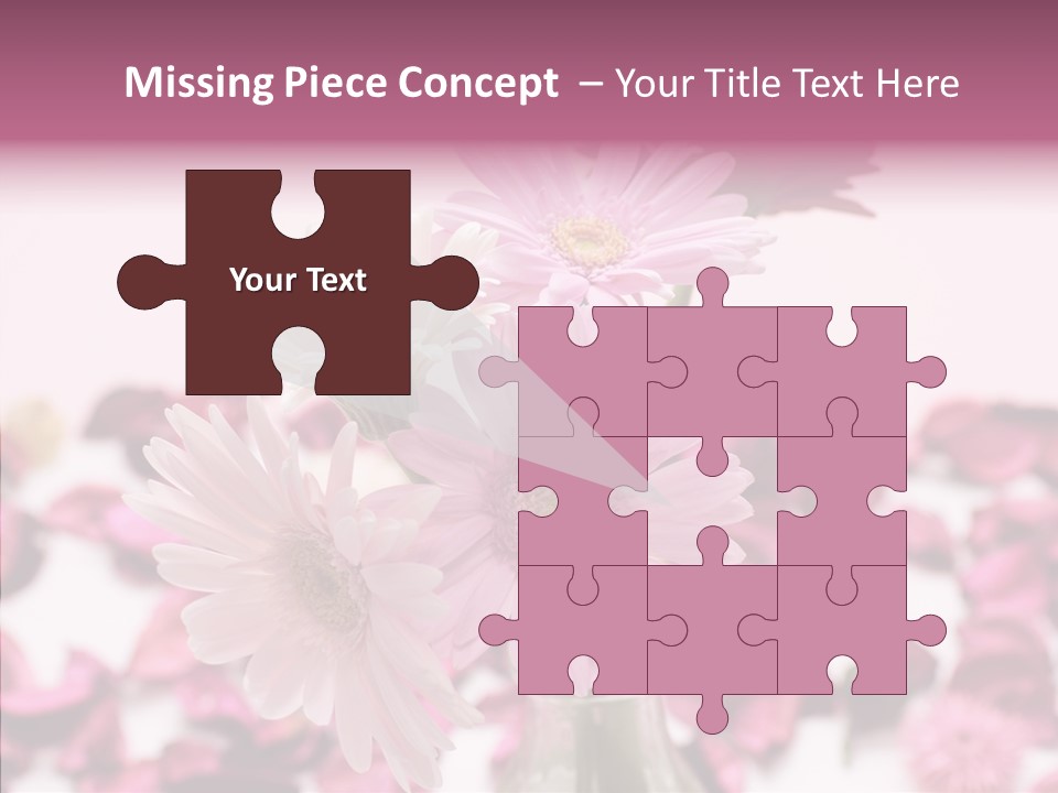 Bloom Glass Decorate PowerPoint Template