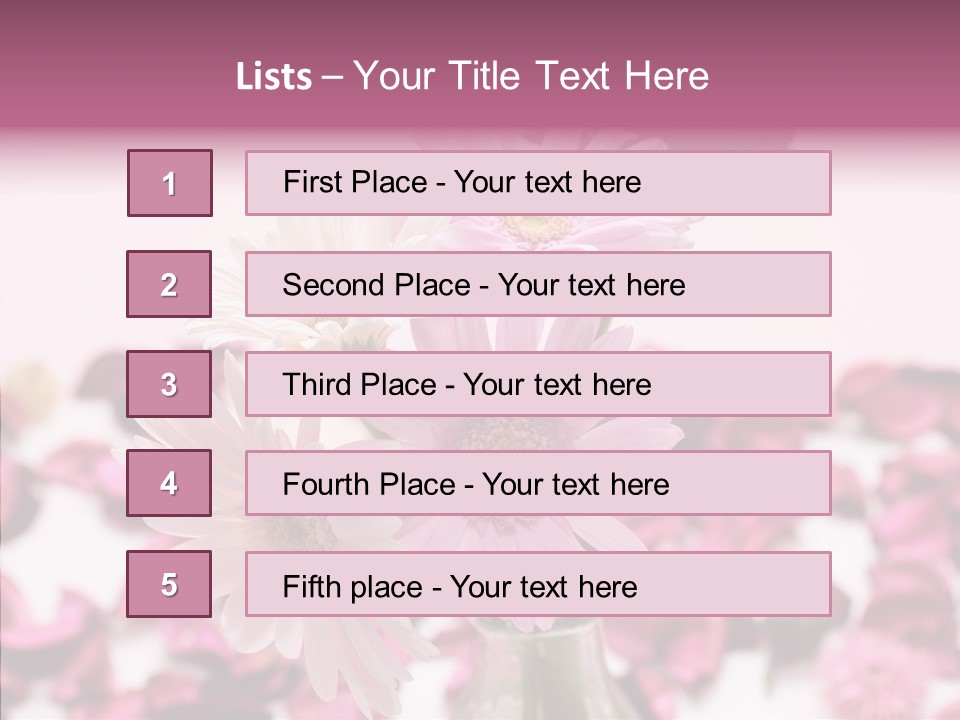Bloom Glass Decorate PowerPoint Template