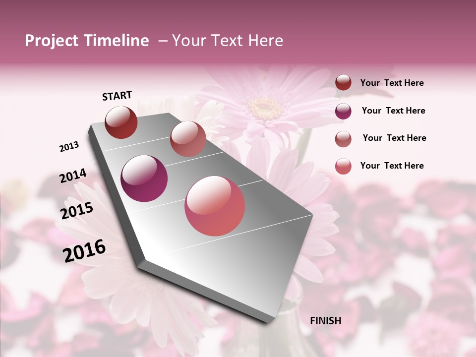 Bloom Glass Decorate PowerPoint Template