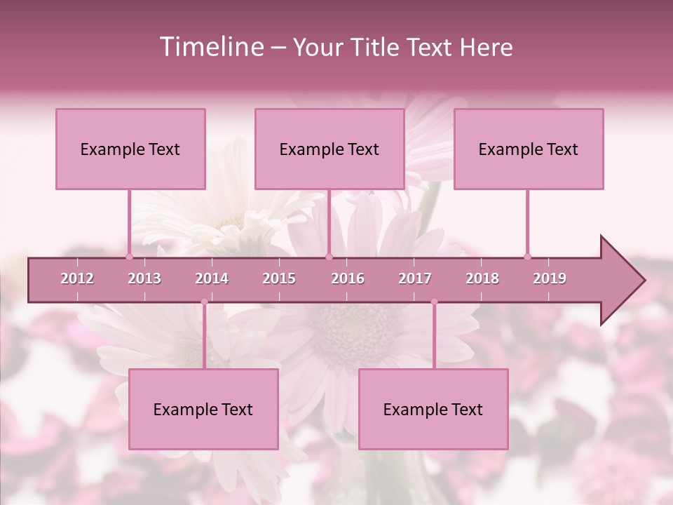 Bloom Glass Decorate PowerPoint Template