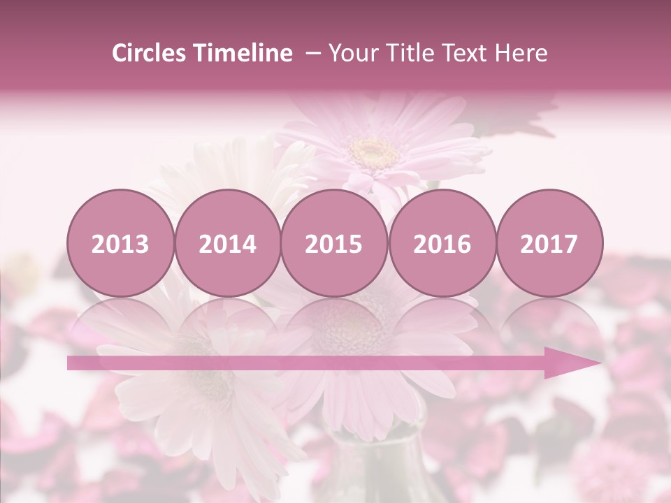 Bloom Glass Decorate PowerPoint Template
