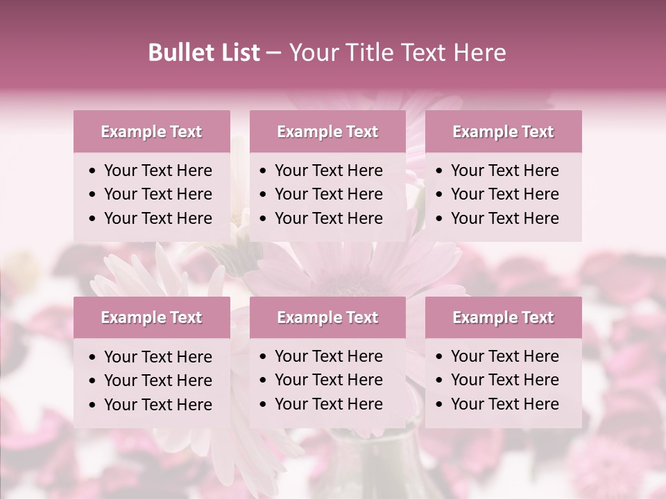 Bloom Glass Decorate PowerPoint Template