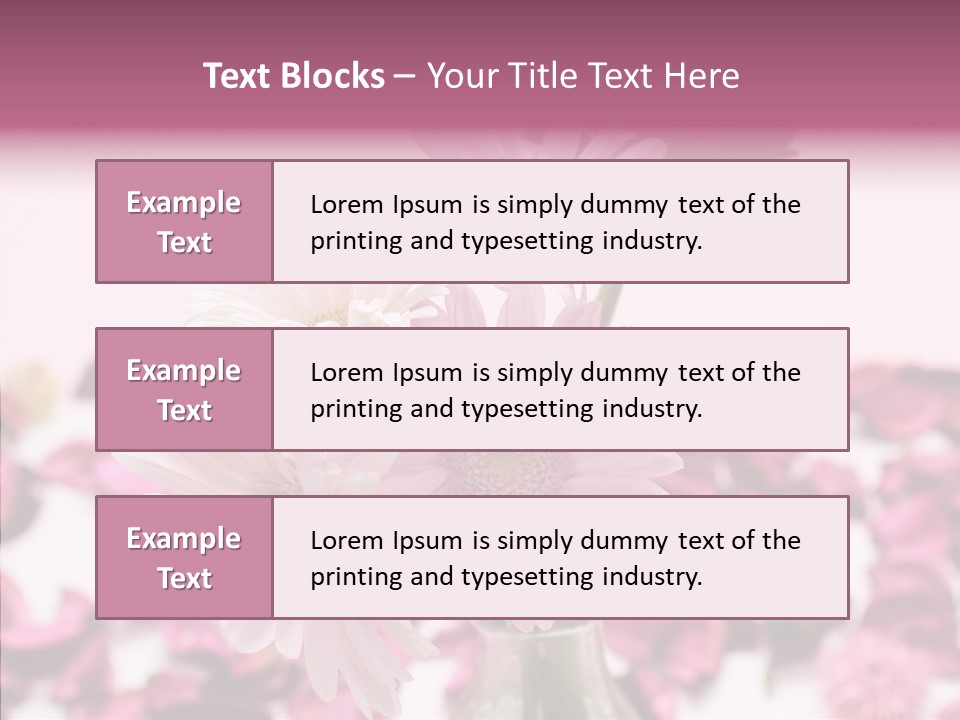 Bloom Glass Decorate PowerPoint Template